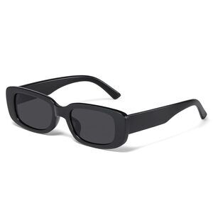 Rectangle Sunglasses for Women Men Trendy Y2k Retro 90s Sun Glasses UV